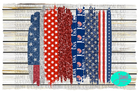 Download Patriotic Brush Sublimation Brush Stroke - Sublimation Collection