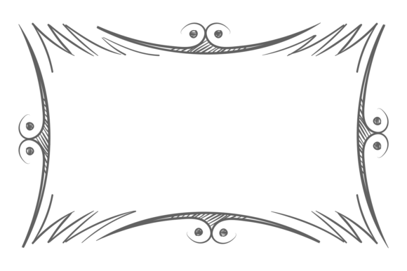 Download Elegant Ink Frame. Freehand Stroke Decor - Elegant Collection