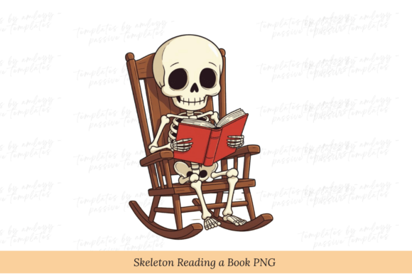 Download Skeleton Reading a Book PNG Sublimation - Sublimation Collection