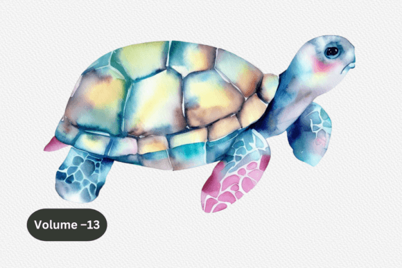 Download Watercolor Cute Turtle Sublimation - Sublimation Collection