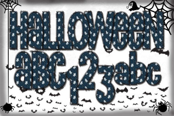 Download Ghosts Halloween Sublimation Alphadoodle - Sublimation Collection