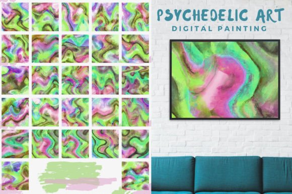 Download Psychedelic Abstract Illustrations - Abstract illustrations Collection